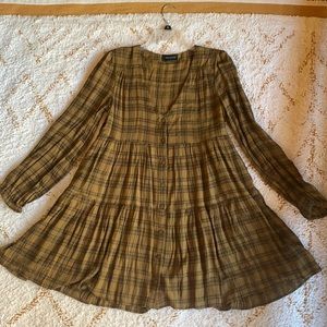 Urban Outfitters plaid dress